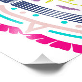 Impression Photo mandala coloré (Coin)