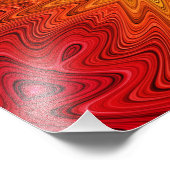 Impression Photo Mandala orange et jaune soleil/étoile/coeur (Coin)