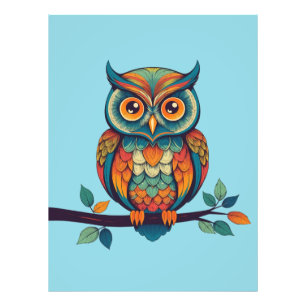 Impression Photo Mandala Owl