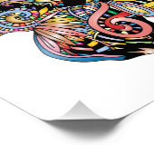 Impression Photo Mandala papillon (Coin)