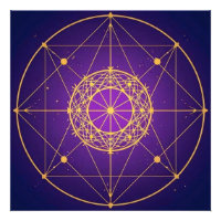 Mandala Sacré Céleste – Géométrie Mystique