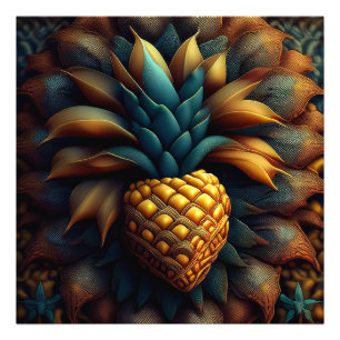 Impression Photo Mandelbrot ananas fractal