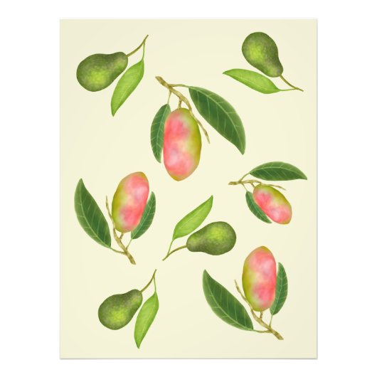 Impression Photo Mango et Avocado (Devant)