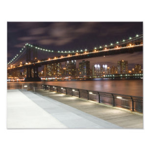 Impression Photo Manhattan Bridge et NYC Skyline