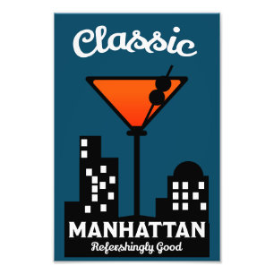 Impression Photo Manhattan Cocktail Wall Art