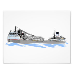 Impression Photo Manistee, cargo des Grands Lacs