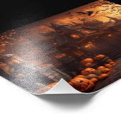 Impression Photo Manoir gothique Éffrayant Halloween Maison effraya (Coin)