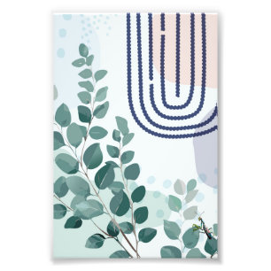 Impression Photo Mante religieuse Eucalyptus Art botanique australi