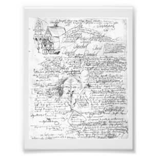 Impression Photo Manuscript, Fyodor Dostoyevsky's novel demons