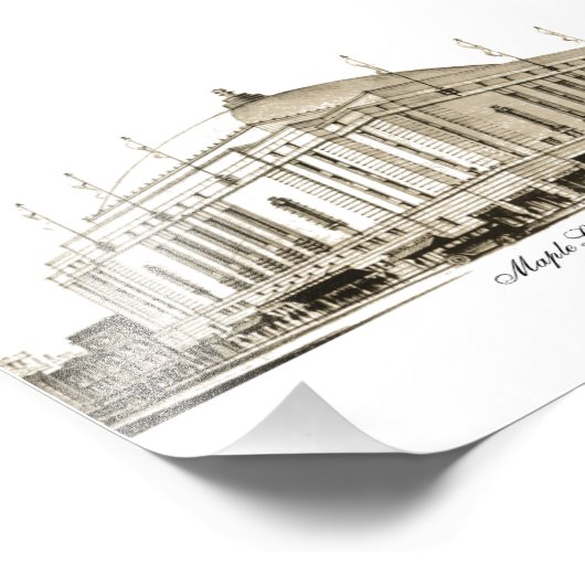 Impression Photo Maple Leaf Gardens 1931 (Coin)