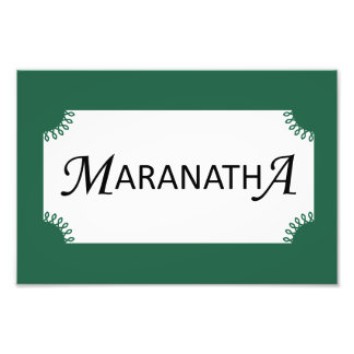 Impression Photo Maranatha ! Viens Rapidement, Seigneur Jésus Chris