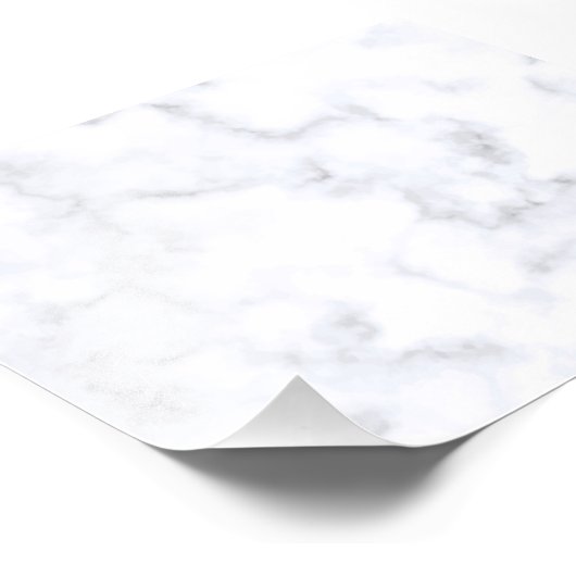 Impression Photo Marbre blanc (Coin)