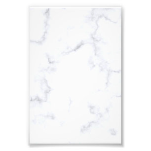 Impression Photo Marbre Blanc Moderne