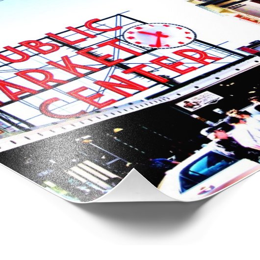 Impression Photo Marché de Pike Place (Coin)