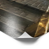 Impression Photo Marcher sous la pluie (Coin)