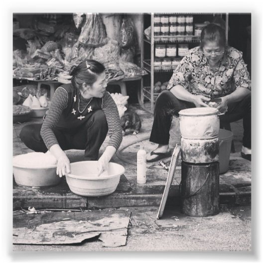 Impression Photo Marchés de Hanoï (Devant)