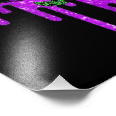 Impression Photo Mardi Gras Carnaval Purple Gold (Coin)