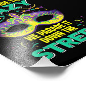 Impression Photo Mardi Gras On ne cache pas la folie (Coin)