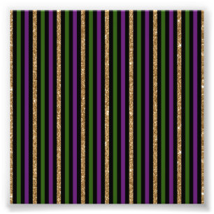 Impression Photo Mardi Gras Verticale Lignes Parties scintillant do