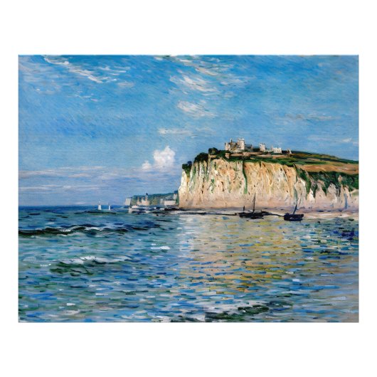 Impression Photo Marée basse à Pourville (Devant)