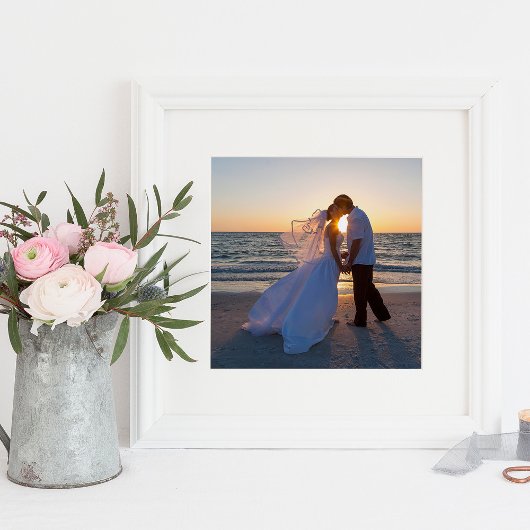 Impression Photo Mariage 8 pouces x 8 pouces