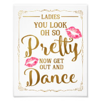 Mariage dames salle de bain signe drôle d'or perso