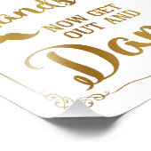 Impression Photo mariage de salle de bain homme en or (Coin)