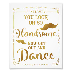 Impression Photo mariage de salle de bain homme en or