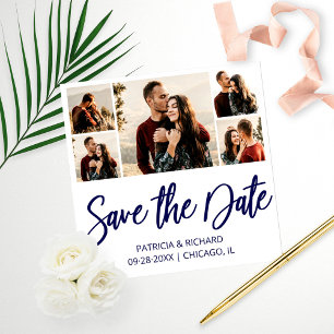 Impression Photo Mariage Moderne à Petit Budget Enregistrer la Date