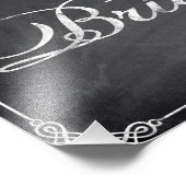 Impression Photo Mariage signe chalkboard Bride (Coin)