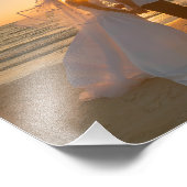 Impression Photo Mariage teinté orange 8"x8" (Coin)