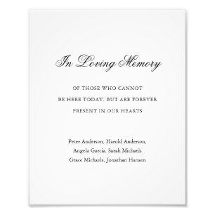 Impression Photo Mariage traditionnel noir et blanc Formal élégant