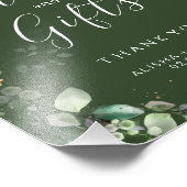 Impression Photo Mariage vert forestier (Coin)