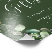 Impression Photo Mariage vert forestier (Coin)