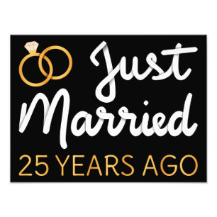 Impression Photo Marié Il Y A 25 Ans IV