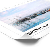 Impression Photo Marina de Brixham, Riviera anglaise, Devon (Coin)
