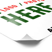 IMPRESSION PHOTO MARQUE BLANCHE MODERNE ET PERSONNALISABLE VÉRIFIÉE (Coin)