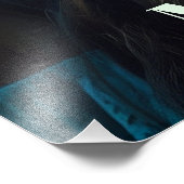 Impression Photo *~* MARS AP53 Coiffure AQUAMARINE Boho (Coin)