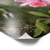 Impression Photo Martin Johnson Heade Orchid Et Hummingbirds (Coin)