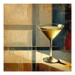 Impression Photo Martini Moderne du Milieu de Siècle dans un Rayon