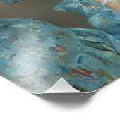 Impression Photo Mary Cassatt - Petite fille dans un fauteuil bleu (Coin)