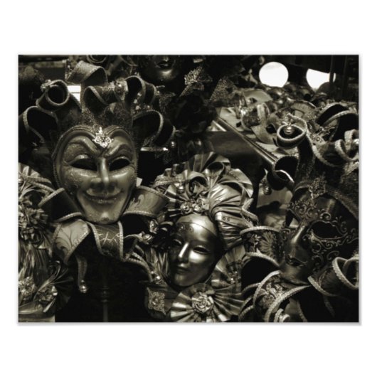 Impression Photo Mascarade sombre (Devant)