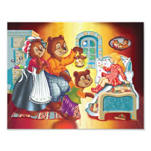 Impression Photo Masha et 3 ours (Devant)