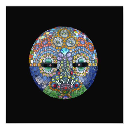 Impression Photo Masque de mosaïque de Marge (Devant)