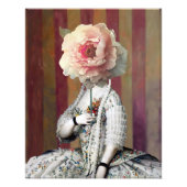 Impression Photo Masque Floral Sur La Diva (Devant)