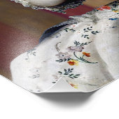 Impression Photo Masque Floral Sur La Diva (Coin)