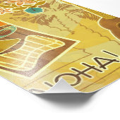 Impression Photo Masque Hawaïen Tiki (Coin)