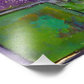 Impression Photo Masque Mardi Gras Jester Vert Or (Coin)