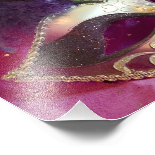 Impression Photo Masque violet (Coin)