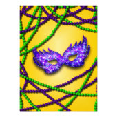 Impression Photo Masquerade de masque violet (Devant)